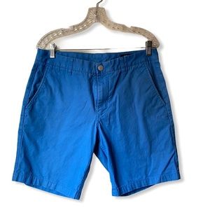 Bonobos Washed Chino Blue Shorts Size 33